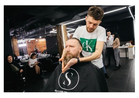 Крупнейшая школа подготовки барберов B-school
