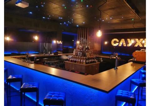 Популярный бар "СЛУХИ" в центре Новополоцка